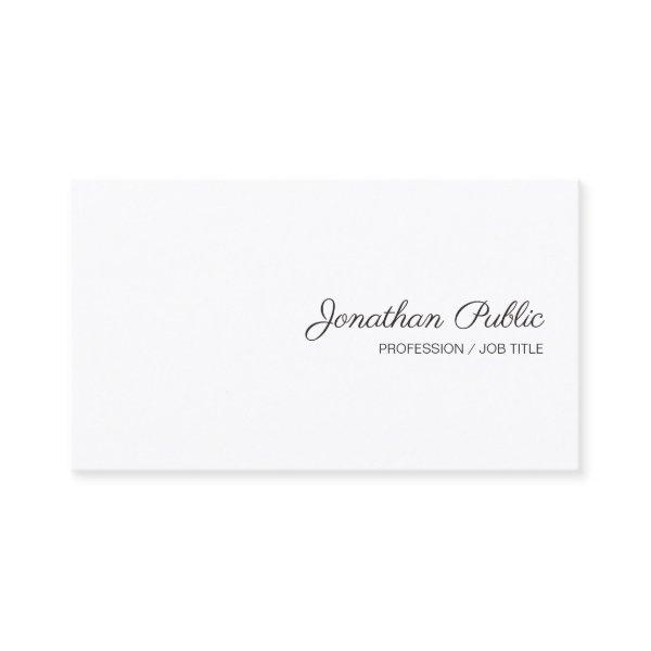 Modern Handwritten Script Name Simple Template