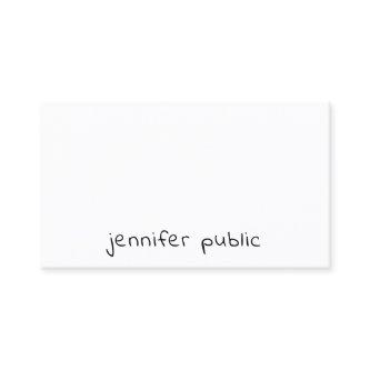 Modern Handwritten Script Text Simple Template