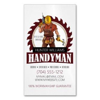 Modern Handyman Maintenance Contractor Tools  Magnet