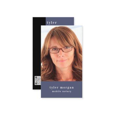 Modern Headshot Photo Mobile Notary