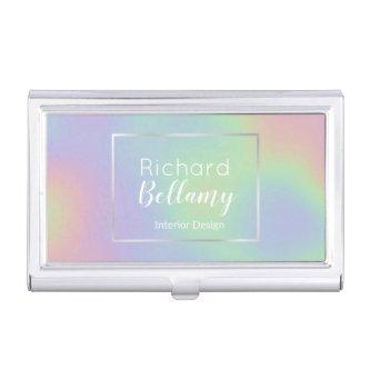 Modern Holographic Rainbow Effect Metal Frame  Holder