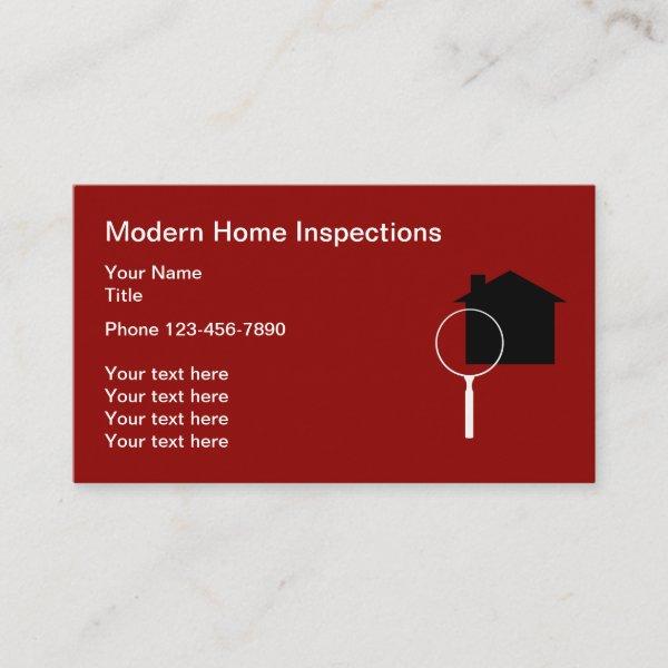 Modern Home Inspection  Template