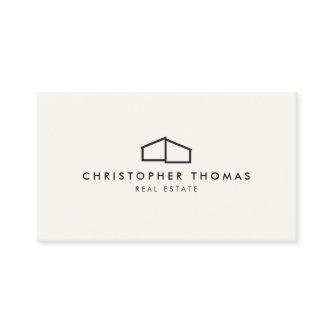 Modern Home Logo Black on Ivory