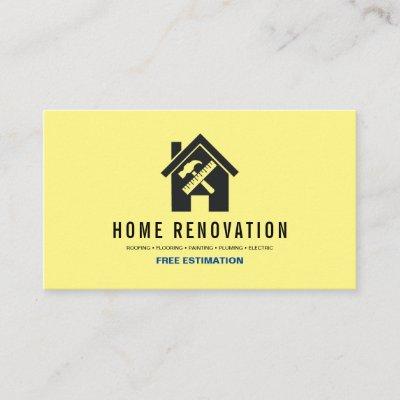 Modern Home Renovation Repair Handyman Yellow