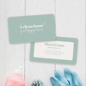 Modern House Cleaning Service Dusty Green Maid