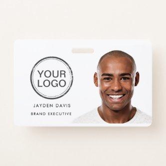 Modern ID Card | Logo Photo Business Employee ID B Badge