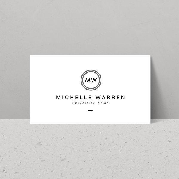 Modern Initials I Graduate Student