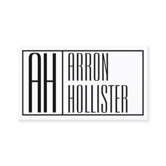 Modern Initials & Name Logo