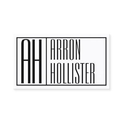 Modern Initials & Name Logo