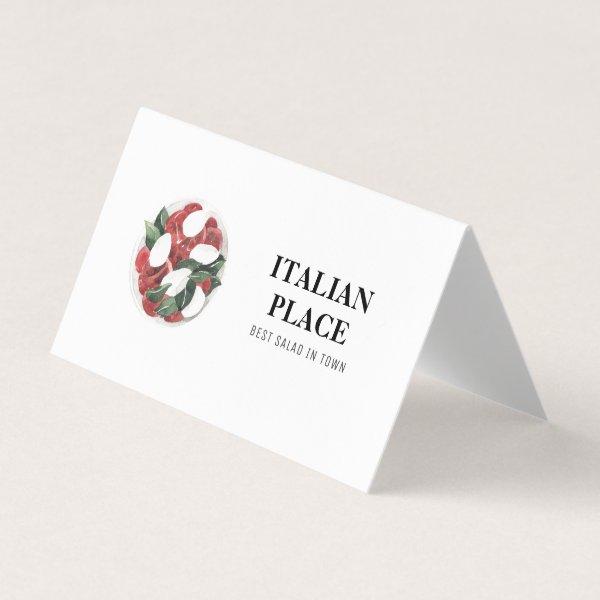 Modern Italian Restaurant Tent  | Watercolor Salad