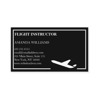 Modern Jet Airplane Flight Instructor