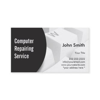 Modern Keyboard Computer Repairing Businss Card