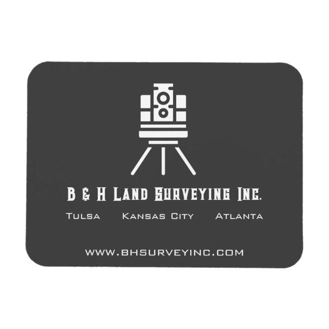 Modern Land Surveyor Business Promotional Magnet