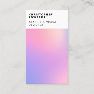 Modern light holographic gradient white abstract