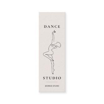 Modern Line Art  Dance Studio Illustration Mini