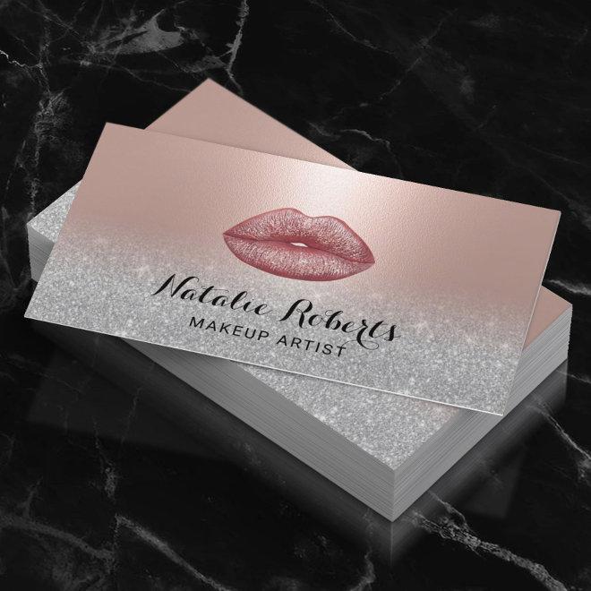 Modern Lips Salon Blush Rose Gold Makeup Artist