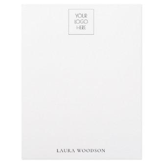 Modern Logo And Name Letterhead