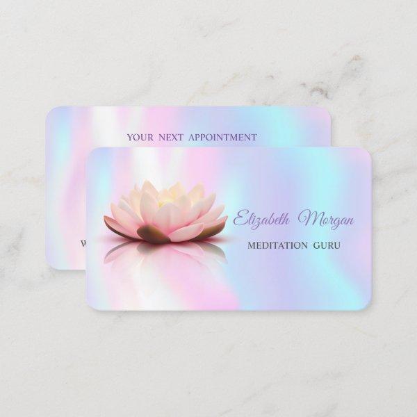 Modern Lotus Holographic iridescent Appointment