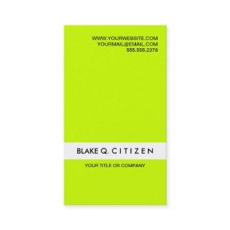 Modern Loud Neon Green