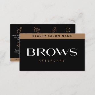 Modern Luxury Brows Aftercare PMU Brow Instruction