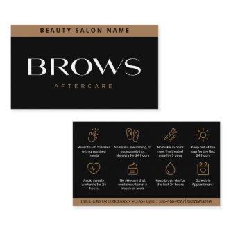 Modern Luxury Brows Aftercare PMU Brow Instruction