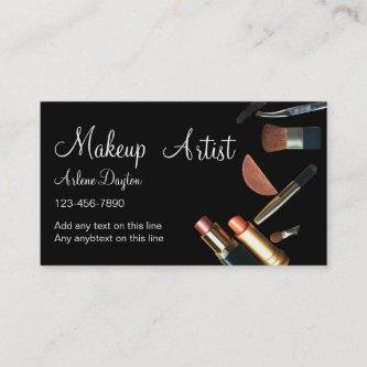 Modern Makeup Artist Businesscards