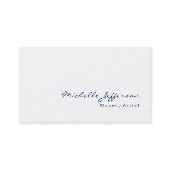 Modern Makeup Artist White Stylish