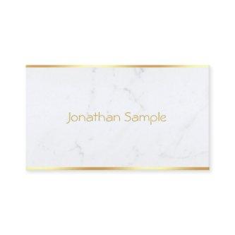 Modern Marble Gold Text Template Sophisticated