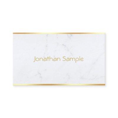 Modern Marble Gold Text Template Sophisticated