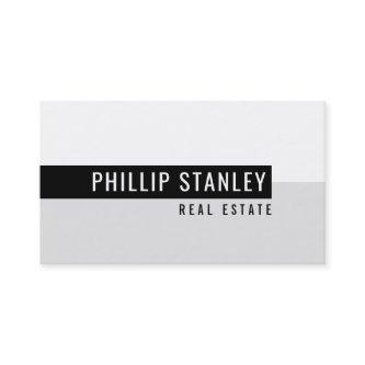 MODERN MINIMAL BAND simple bold black gray