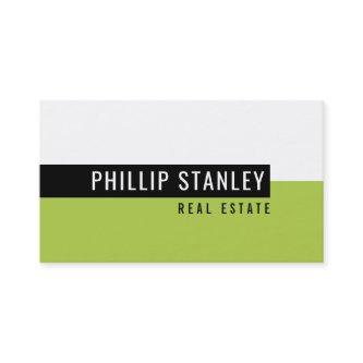 MODERN MINIMAL BAND simple bold black lime green