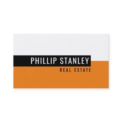 MODERN MINIMAL BAND simple bold black orange