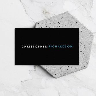 MODERN & MINIMAL Black