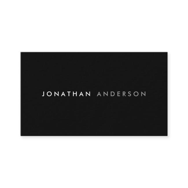 Modern Minimal Black