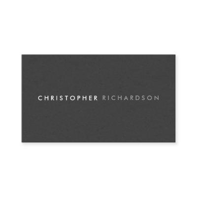 MODERN & MINIMAL Black Cardboard