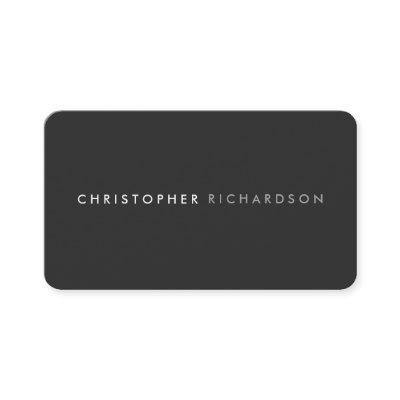 MODERN & MINIMAL Dark Gray