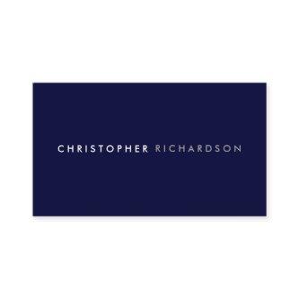 MODERN & MINIMAL Dark Navy Blue