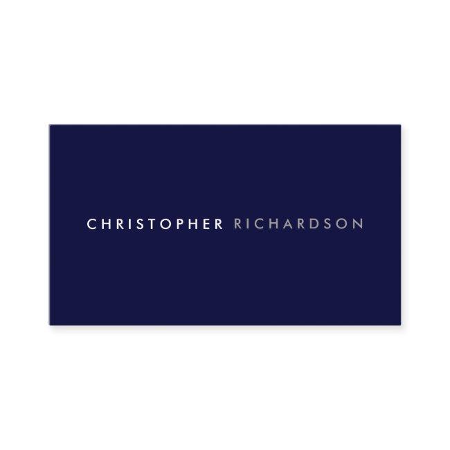 MODERN & MINIMAL Dark Navy Blue