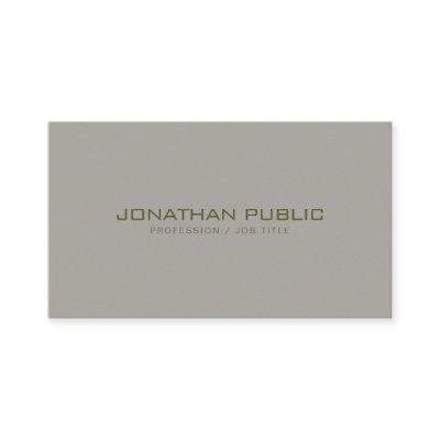 Modern Minimal Design Professional Chic Template