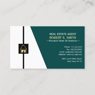 Modern Minimal Elegant Real Estate agent logo