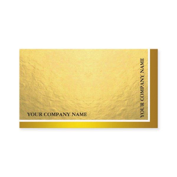 Modern Minimal Metal Sheen & Foil Gold