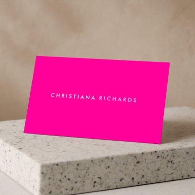 MODERN & MINIMAL PINK