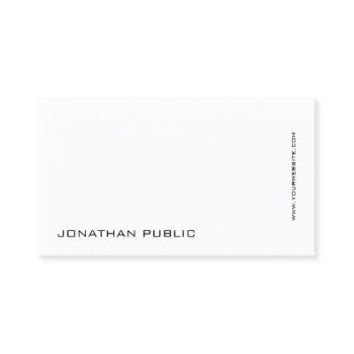 Modern Minimal Professional Artistic Simple Plain