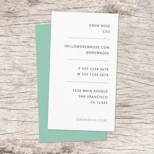 Modern Minimal Sage Green Stylish Trendy