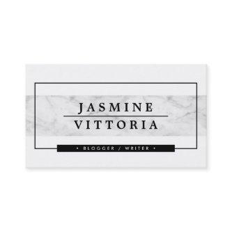 MODERN MINIMAL simple border gray marble band