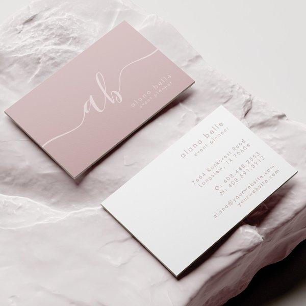 Modern, Minimal & Sophisticated Script Monogram