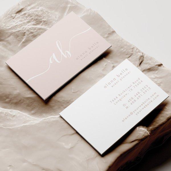 Modern, Minimal & Sophisticated Script Monogram