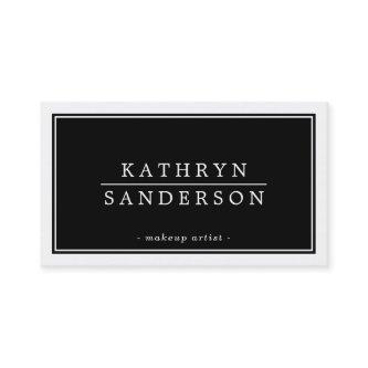 MODERN MINIMAL stylish border black white type