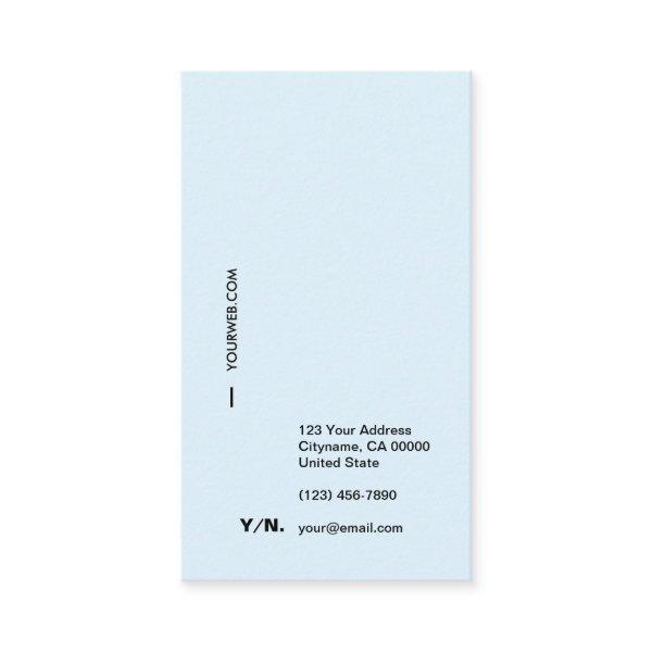 Modern Minimal Typography Vertical