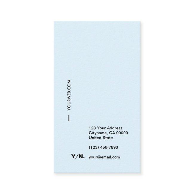 Modern Minimal Typography Vertical